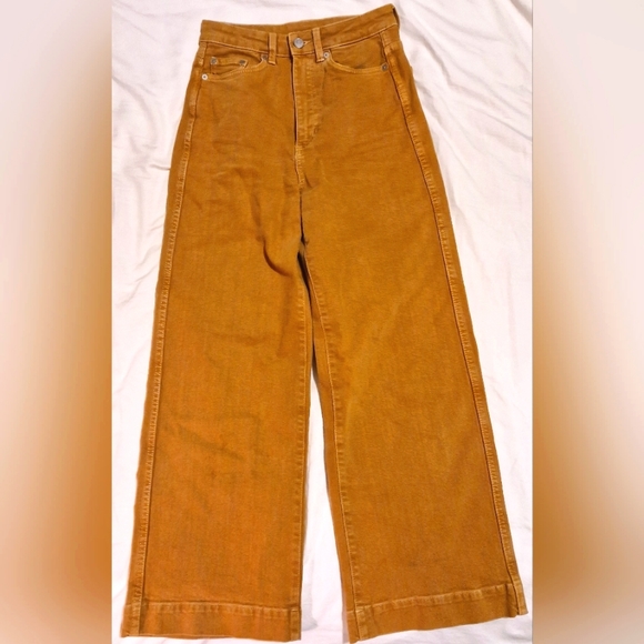 Weekday jeans (camel colour, size 24) - Picture 2 of 2